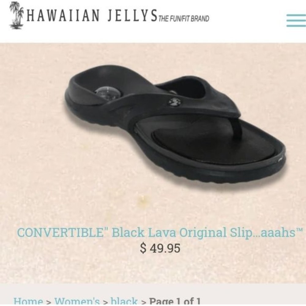 Hawaiian Jellys Flip Flop Thong Flat Sandals Sz 11 Width Unisex - Picture 7 of 7